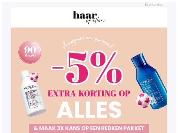 Je hebt 90 minuten om te scoren! ⚽️🙆🏼‍♀️
