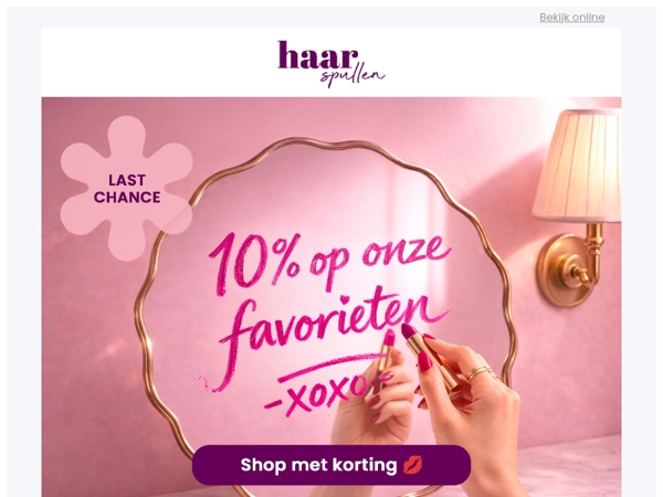 Final call: 10% korting op onze favorieten ✨💜