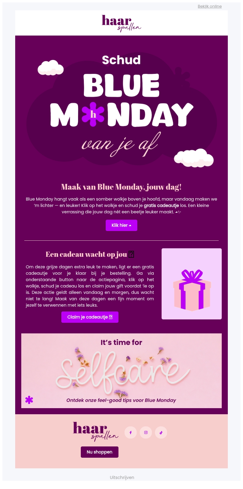 Blue Monday? Niet vandaag! ☁️ Blue Monday? Niet vandaag! ☁️