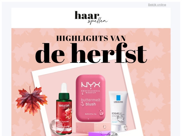 Stralend de herfst in met deze beauty essentials 🍂
