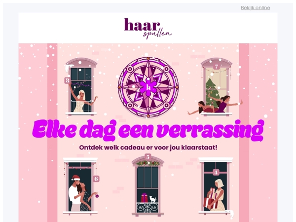 Jouw eerste cadeautje staat klaar 🎄