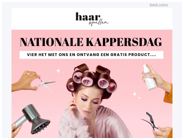 Vier Nationale Kappersdag met ons❣️