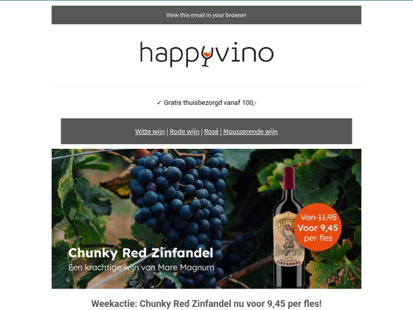 ⚡Chunky Red Zinfandel actie!