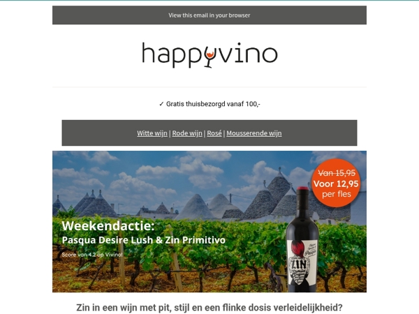 Pasqua Desire Lush & Zin: verleidelijk lekker, nu voor €12,95