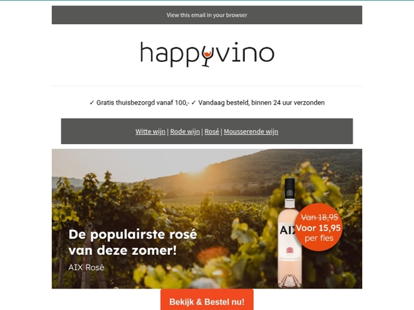 Laatste dag in de aanbieding: AIX Rosé 🥂