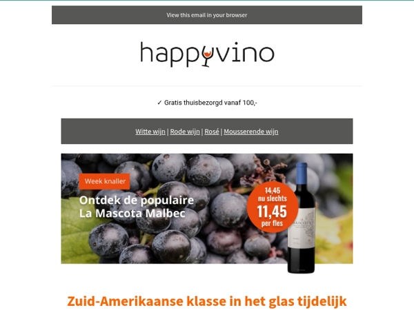 La Mascota Malbec krachtig Argentijns rood voor €11,45