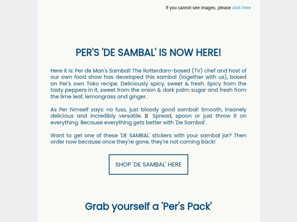 PER'S SAMBAL IS HERE 🌶️ Limited stock!