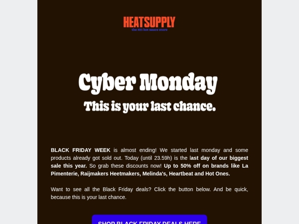 BLACK FRIDAY DEALS ENDING SOON. This is your last chance ⏰