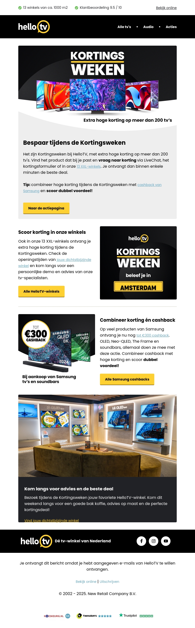 Bespaar tijdens de HelloTV Kortingsweken Bespaar tijdens de HelloTV Kortingsweken
