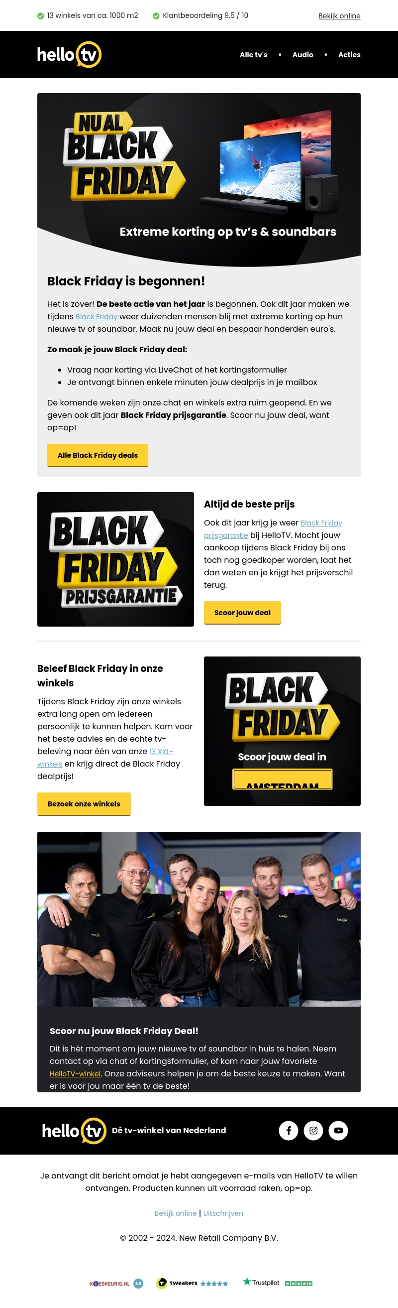 Het is zover: Black Friday is begonnen! Het is zover: Black Friday is begonnen!