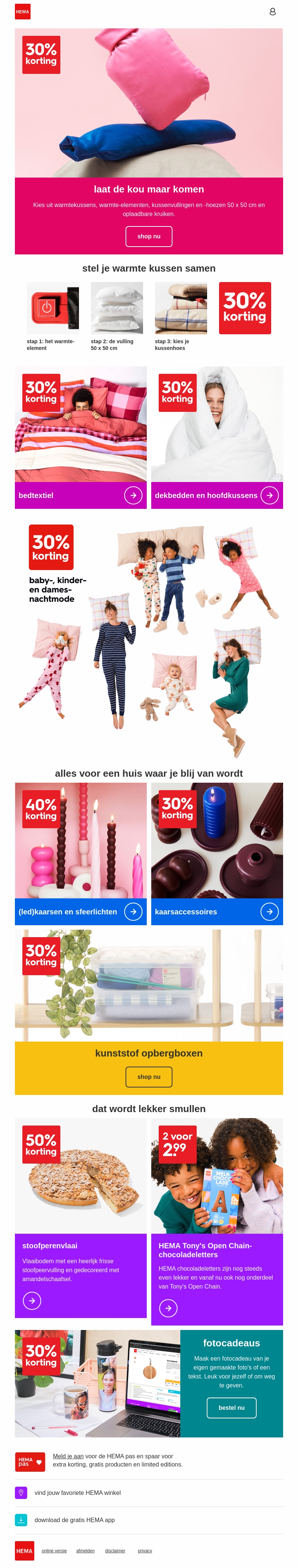 30% korting op warmtekussens en kruiken | houd je warm tijdens de koude(re) dagen 30% korting op warmtekussens en kruiken | houd je warm tijdens de koude(re) dagen