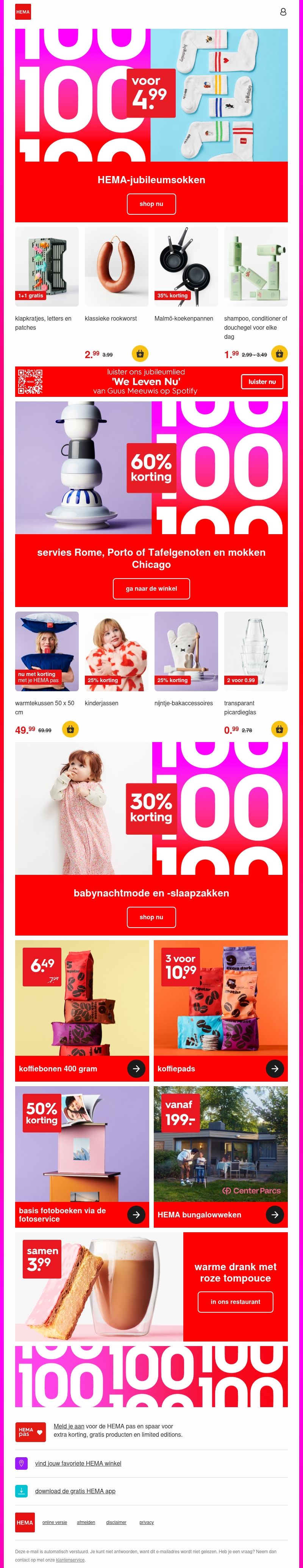 alleen dit weekend: jubileumsokken voor 4.99 en nog meer aanbiedingen alleen dit weekend: jubileumsokken voor 4.99 en nog meer aanbiedingen