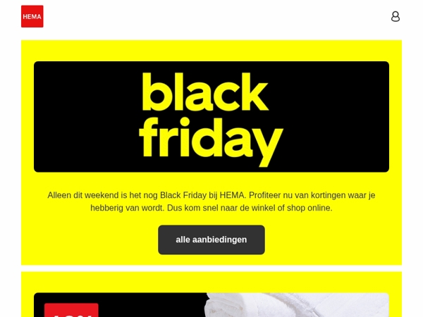 laatste weekend Black Friday 🖤 | shop snel alle aanbiedingen