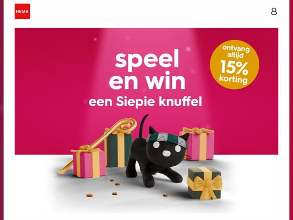 speel en win een Siepie knuffel 🐱
