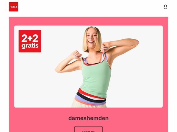 nu 2+2 gratis op dameshemden | verkrijgbaar in verschillende kleuren
