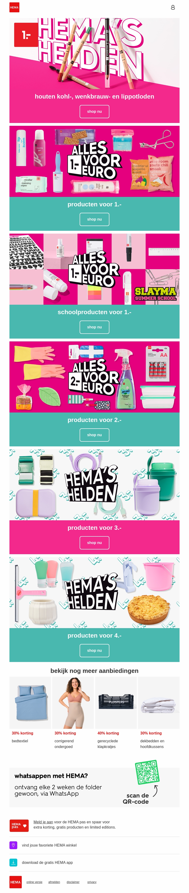 bekijk alle HEMA's helden 🤩 bekijk alle HEMA's helden 🤩