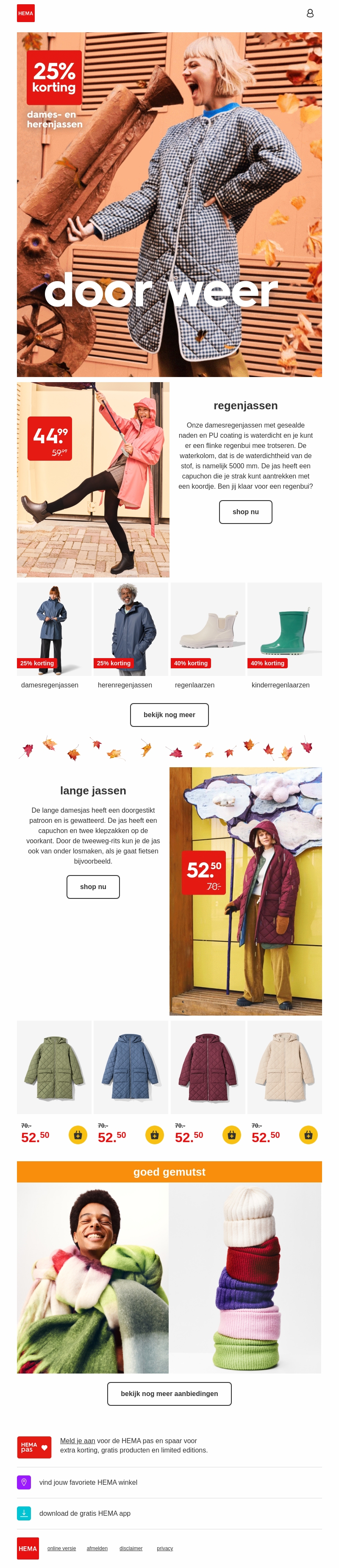 door weer en wind ππ | nu 25% korting op dames- en herenjassen door weer en wind ππ | nu 25% korting op dames- en herenjassen