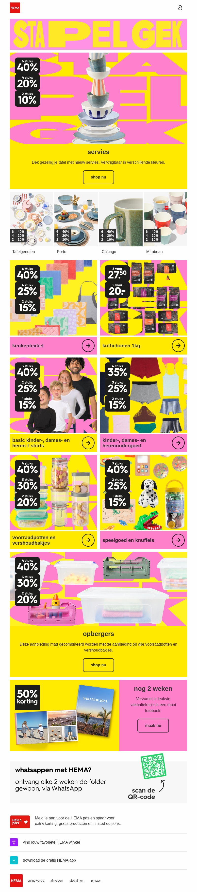 ontdek heel veel stapelgekke aanbiedingen | hoe meer je koopt, hoe hoger de korting ontdek heel veel stapelgekke aanbiedingen | hoe meer je koopt, hoe hoger de korting