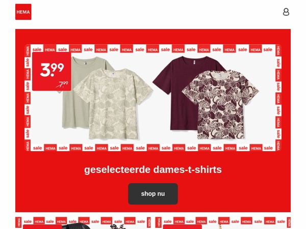 nu 3.99 op geselecteerde dames-t-shirts ☀️