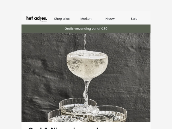 Oud & Nieuw in goud: last-minute cadeaus