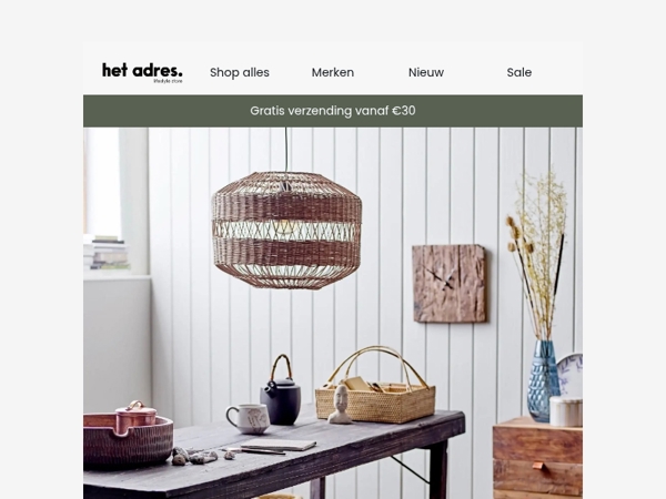 Nieuw binnen — aardse tinten, frisse accenten