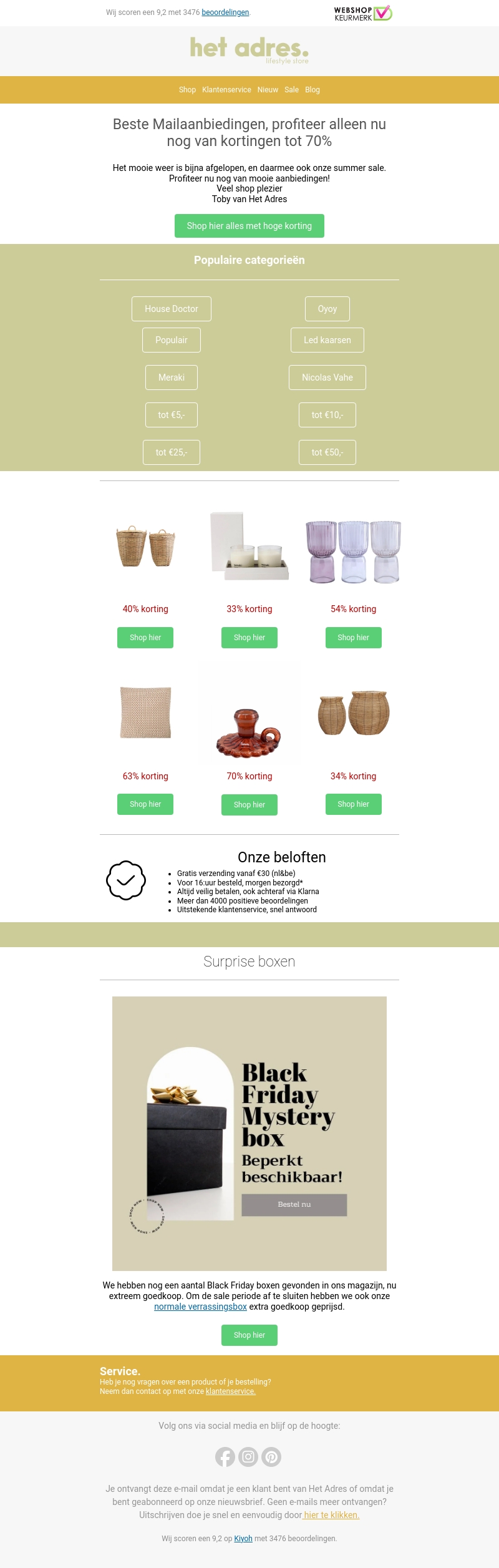 Laatste kans: Summer sale ☀️ Laatste kans: Summer sale ☀️