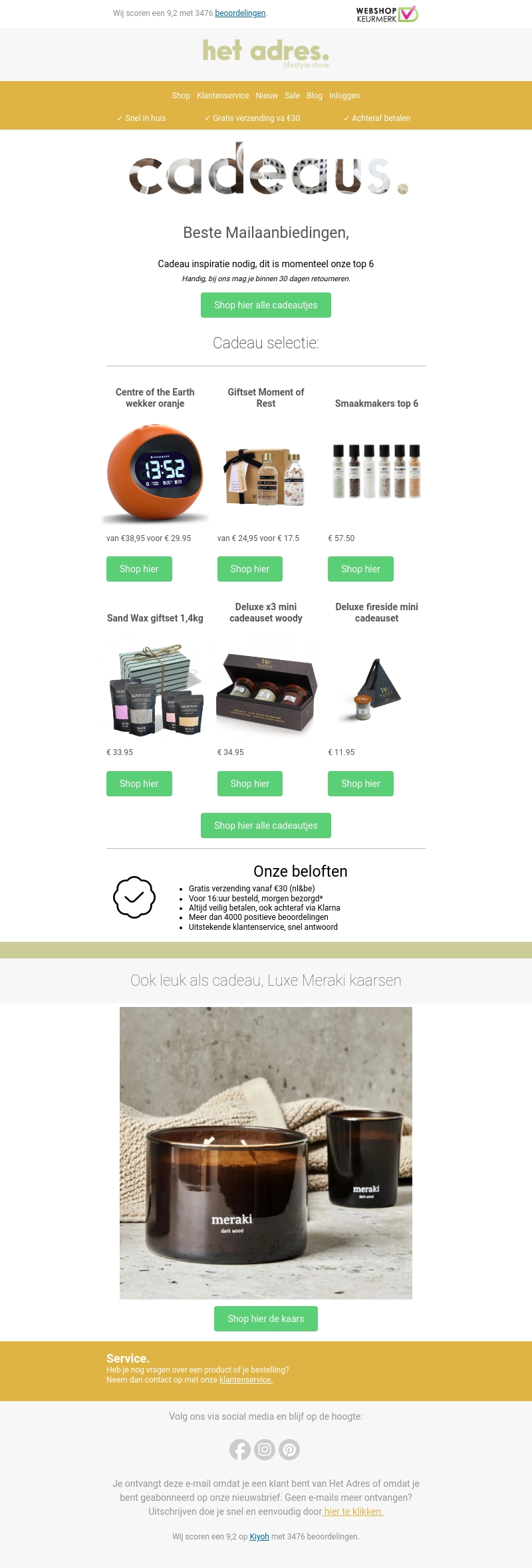 Top 6 kerst cadeaus 🎁 Top 6 kerst cadeaus 🎁