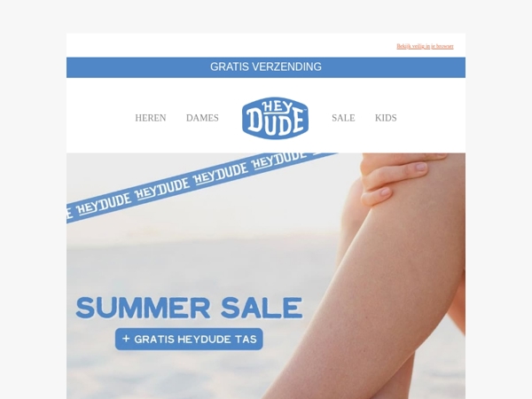 GRATIS HEYDUDE-tas bij je zomerdeal! 🎁