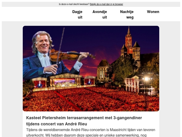 Exclusief aanbod: André Rieu in Maastricht