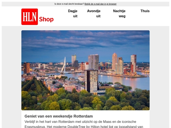 Luxe nachtjes weg met korting