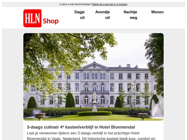 Laat je verwennen in het prachtige Hotel Bloemendal