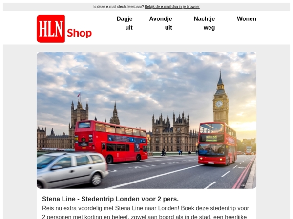 Reis nu extra voordelig naar Londen