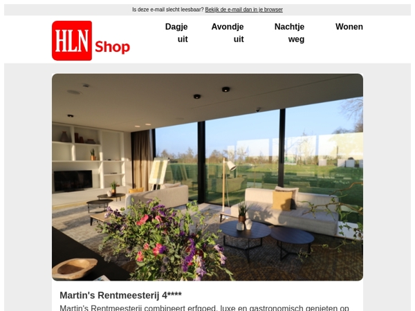 Luxe en gastronomisch genieten op een unieke locatie