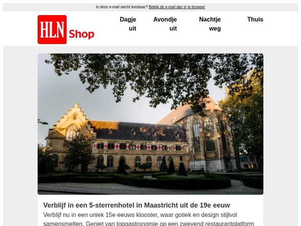 Ga op superluxe stedentrip naar Maastricht