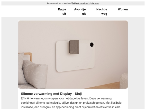 Efficiënte warmte, ontworpen voor het dagelijks leven