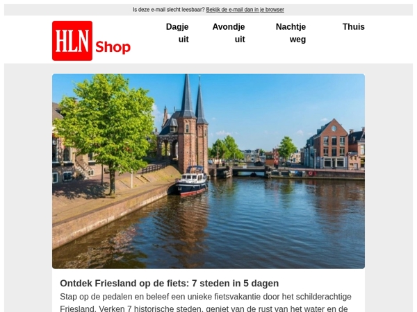 Ontdek Friesland: 7 steden, 5 dagen, 100% genieten