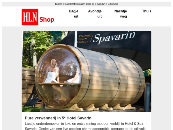 Voordeling overnachten in een 5* hotel