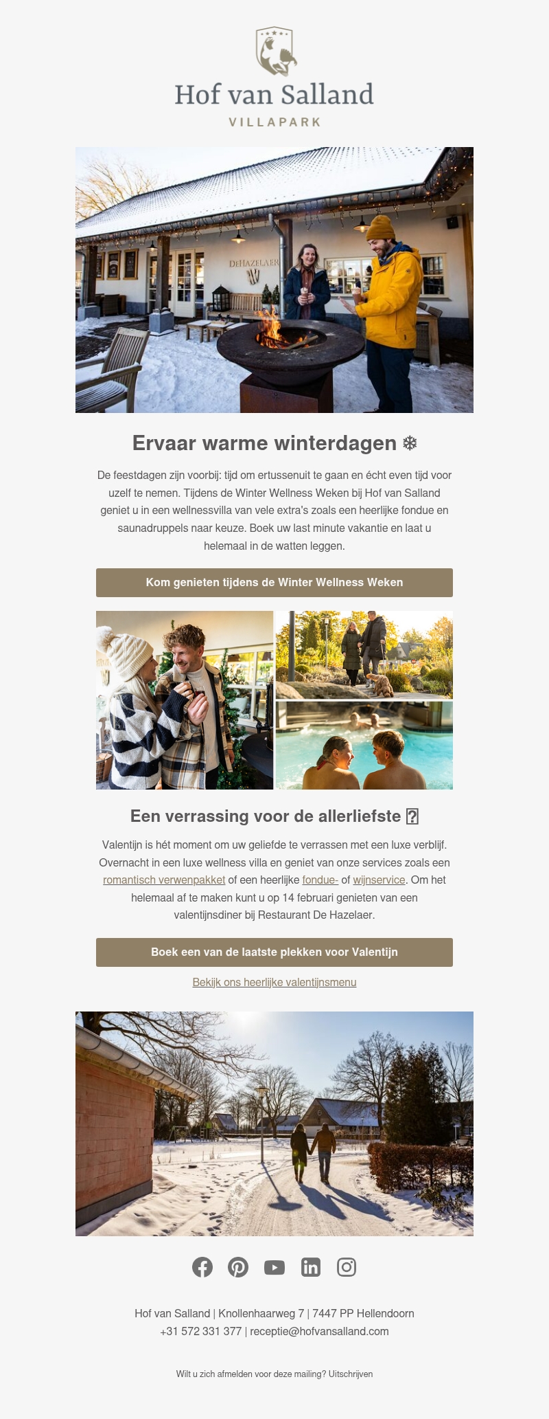 Geniet deze winter van warmte en vele extra's ❄️ Geniet deze winter van warmte en vele extra's ❄️