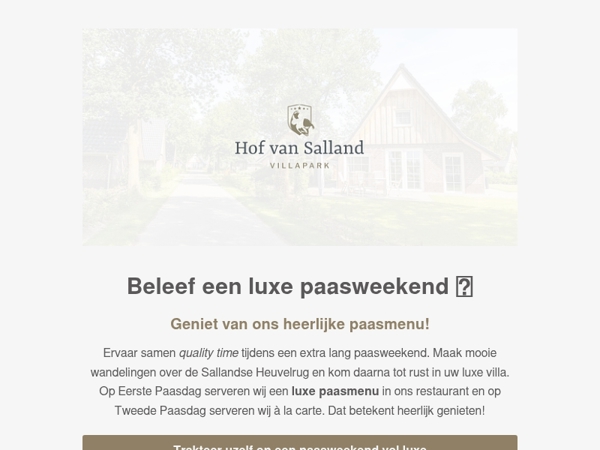 Luxe paasdiner en last minute voordeel 🐣