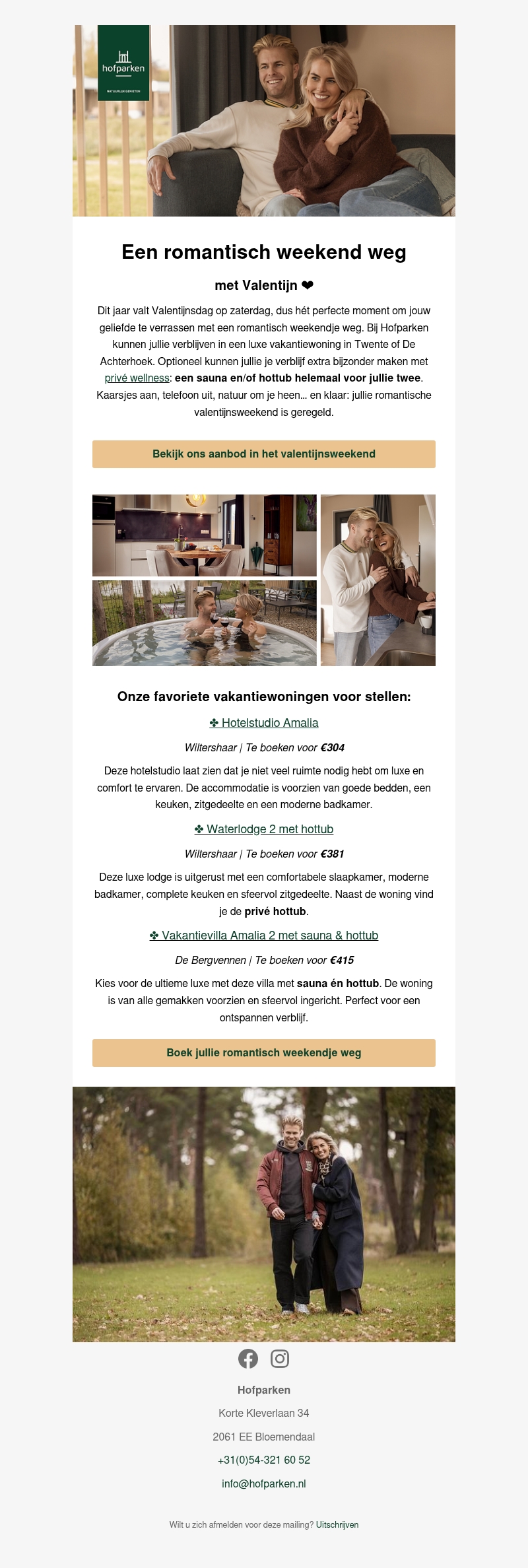 Verras jouw geliefde met een romantisch valentijnsweekend weg! ๐น Verras jouw geliefde met een romantisch valentijnsweekend weg! ๐น