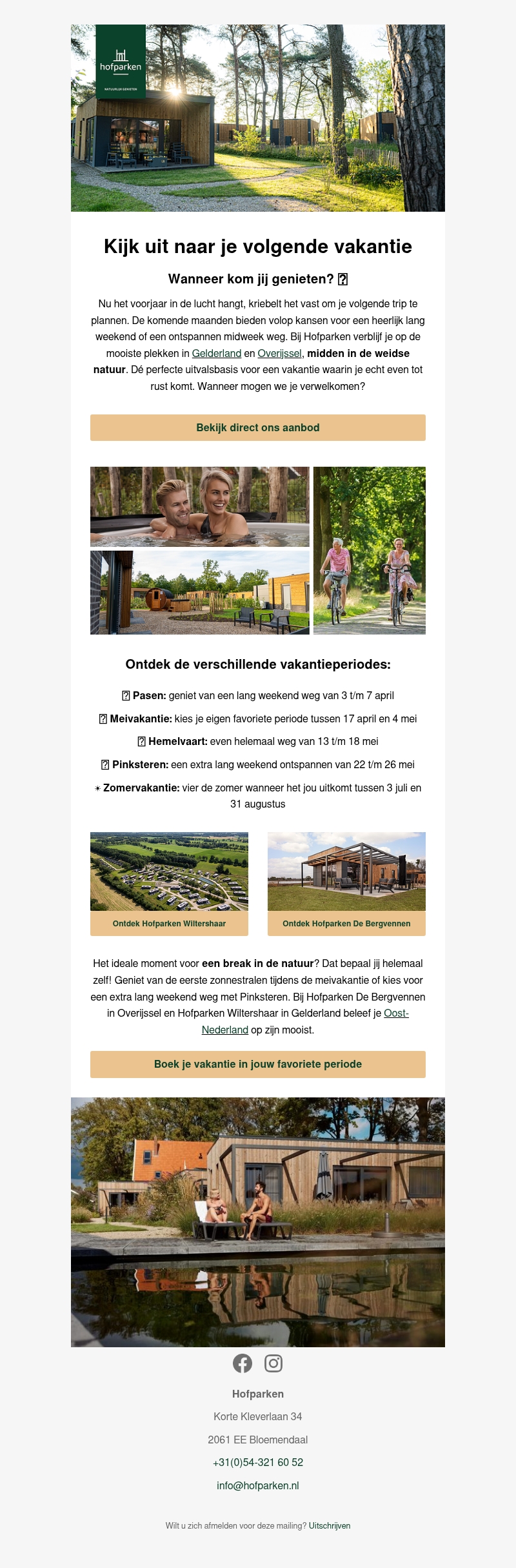 Het voorjaar staat voor de deur: tijd voor een luxe vakantie! ⭐ Het voorjaar staat voor de deur: tijd voor een luxe vakantie! ⭐