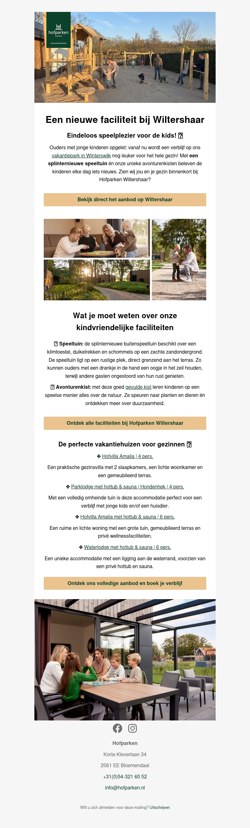Een nieuwe faciliteit wacht om ontdekt te worden bij Hofparken Wiltershaar! ๐ฅ Een nieuwe faciliteit wacht om ontdekt te worden bij Hofparken Wiltershaar! ๐ฅ