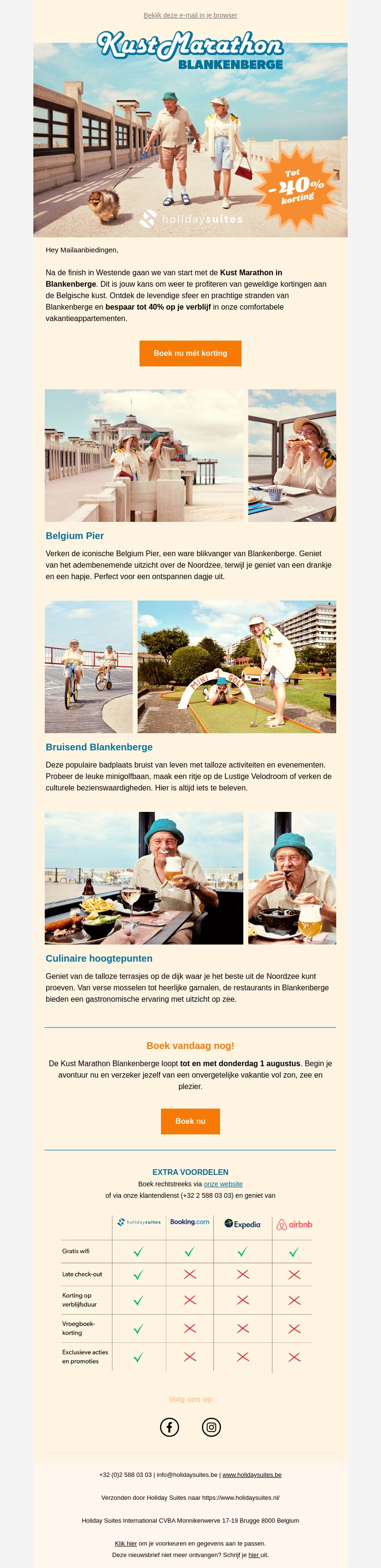 Tot 40% korting in Blankenberge Tot 40% korting in Blankenberge