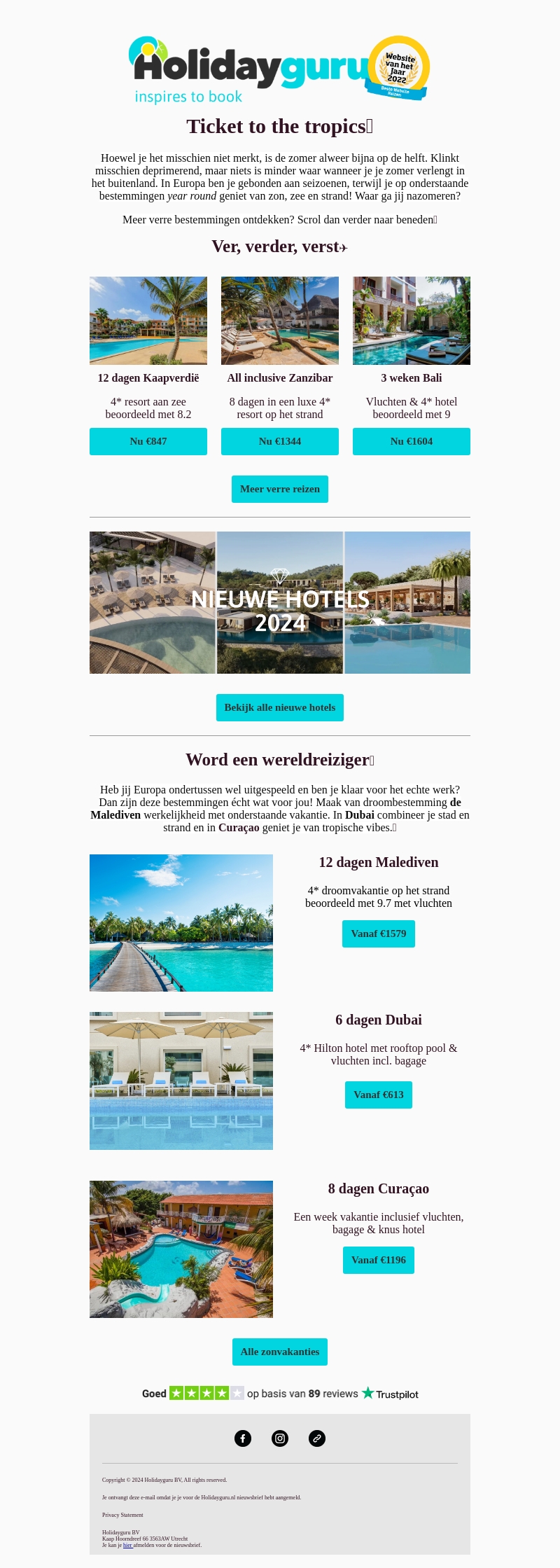 Verre reizen in je mailbox vanaf €613🌎 Verre reizen in je mailbox vanaf €613🌎