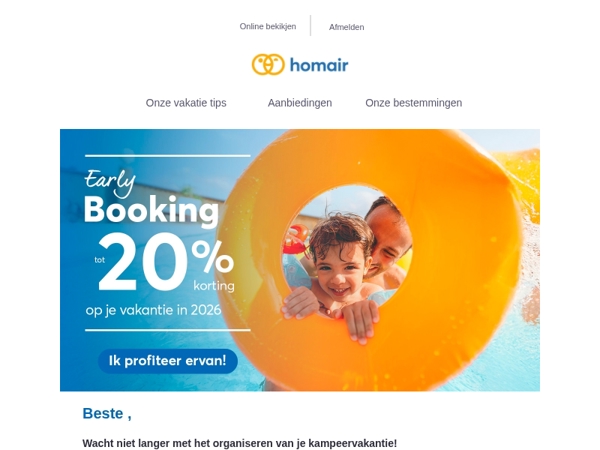 🏖️ Vakantie 2026: grijp je kans en stel je plek in de zon veilig