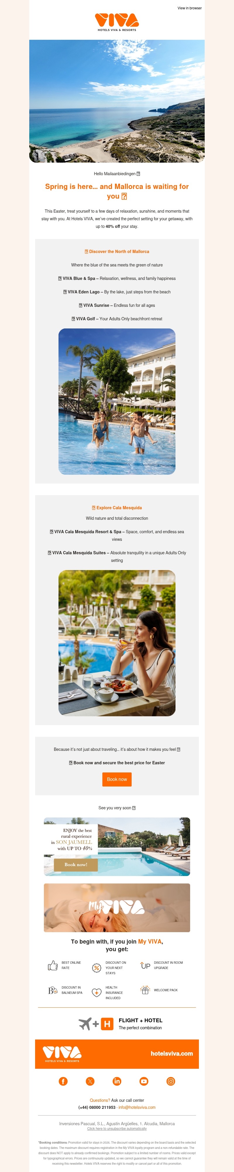 🌞 Planning your Easter getaway? Up to 40% off! 🌞 Planning your Easter getaway? Up to 40% off!