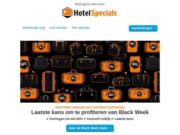 Laatste kans! BLACK WEEK deals 🔖