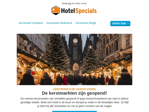 De kerstmarkten zijn geopend! 🎄