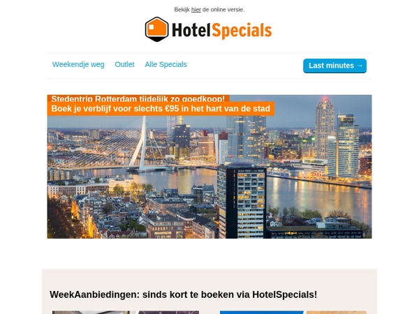 Stedentrip deals uitgelicht