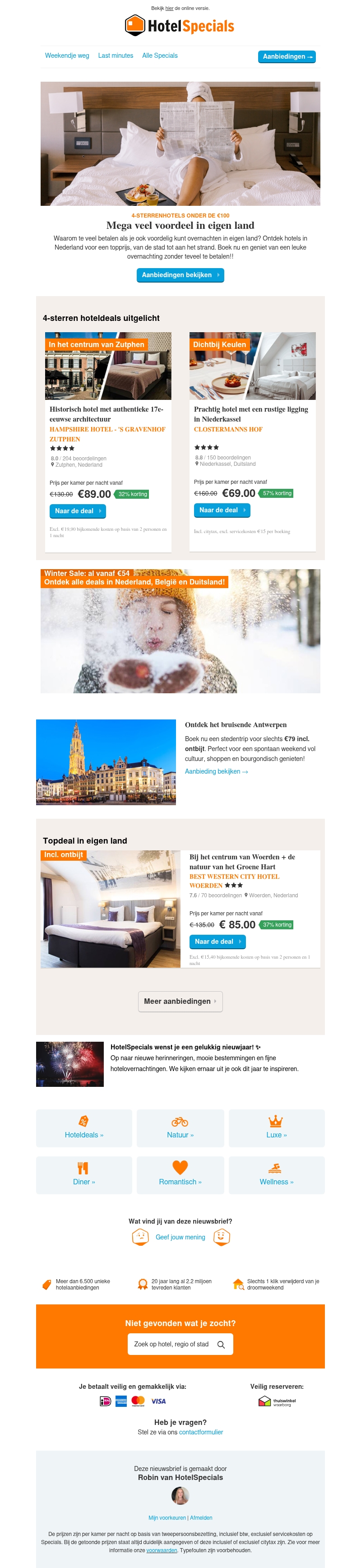 Mega veel voordeel in eigen land Mega veel voordeel in eigen land